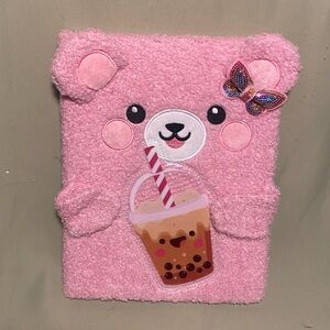 VOTUM Fuzzy Sketch Book: Personalized Artist Sketchbook: Sketching, Drawing Pink